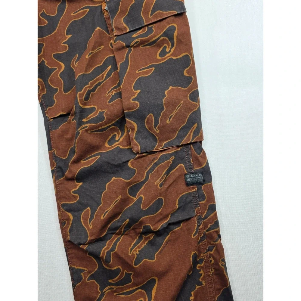 G‑Star‎ RAW 3301 Cargo Pants 31x32 Rodeo Island Camo Ripstop NWT $210 Straight